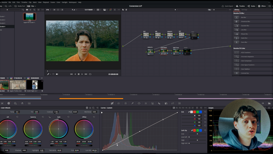 Colour Grading with Apple Film Grade